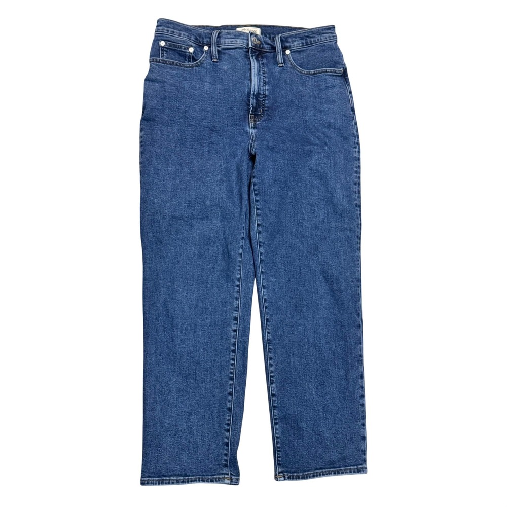 Madewell The Perfect Vintage Straight Jean Women 30 Blue EUC NH639 High Rise